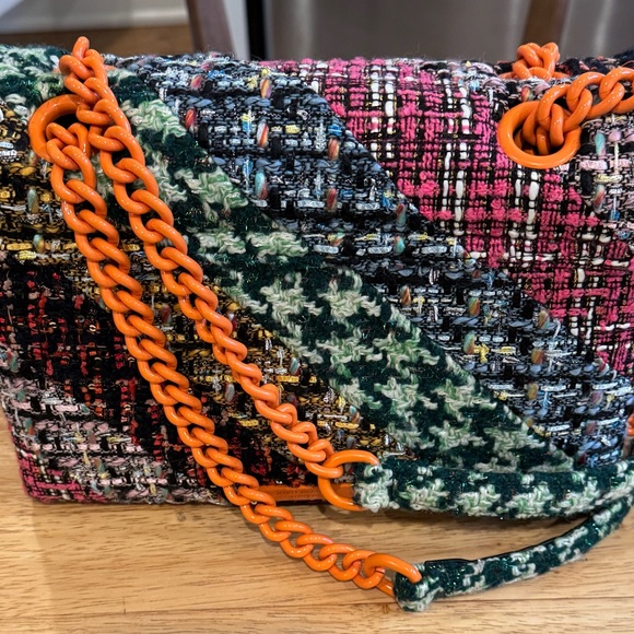 Kurt Geiger London Kensington X Tweed Shoulder Bag - Picture 9 of 14